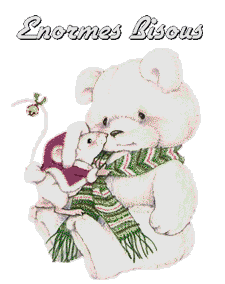 bisous ours blanc